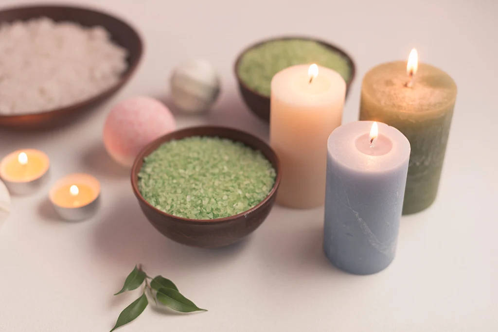 Placeholder: velas y aromaterapia